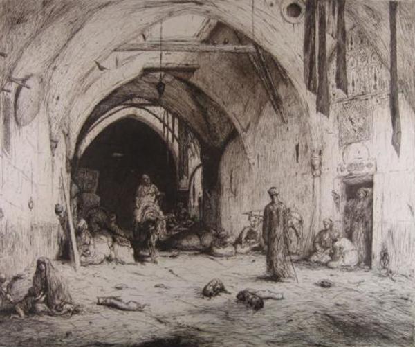 Een bazaar in Damascus