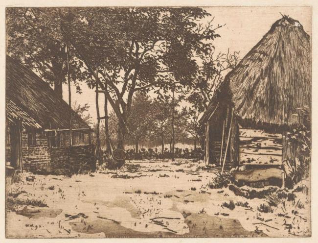 Boerenerf of De groote boederij Brabant (1892)
