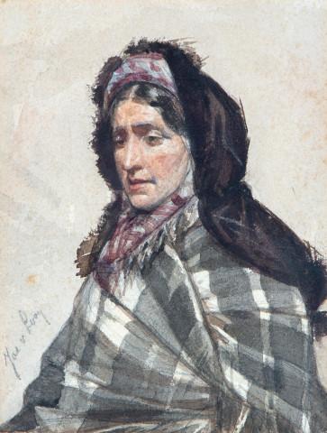 Portret van een Spaanse vrouw