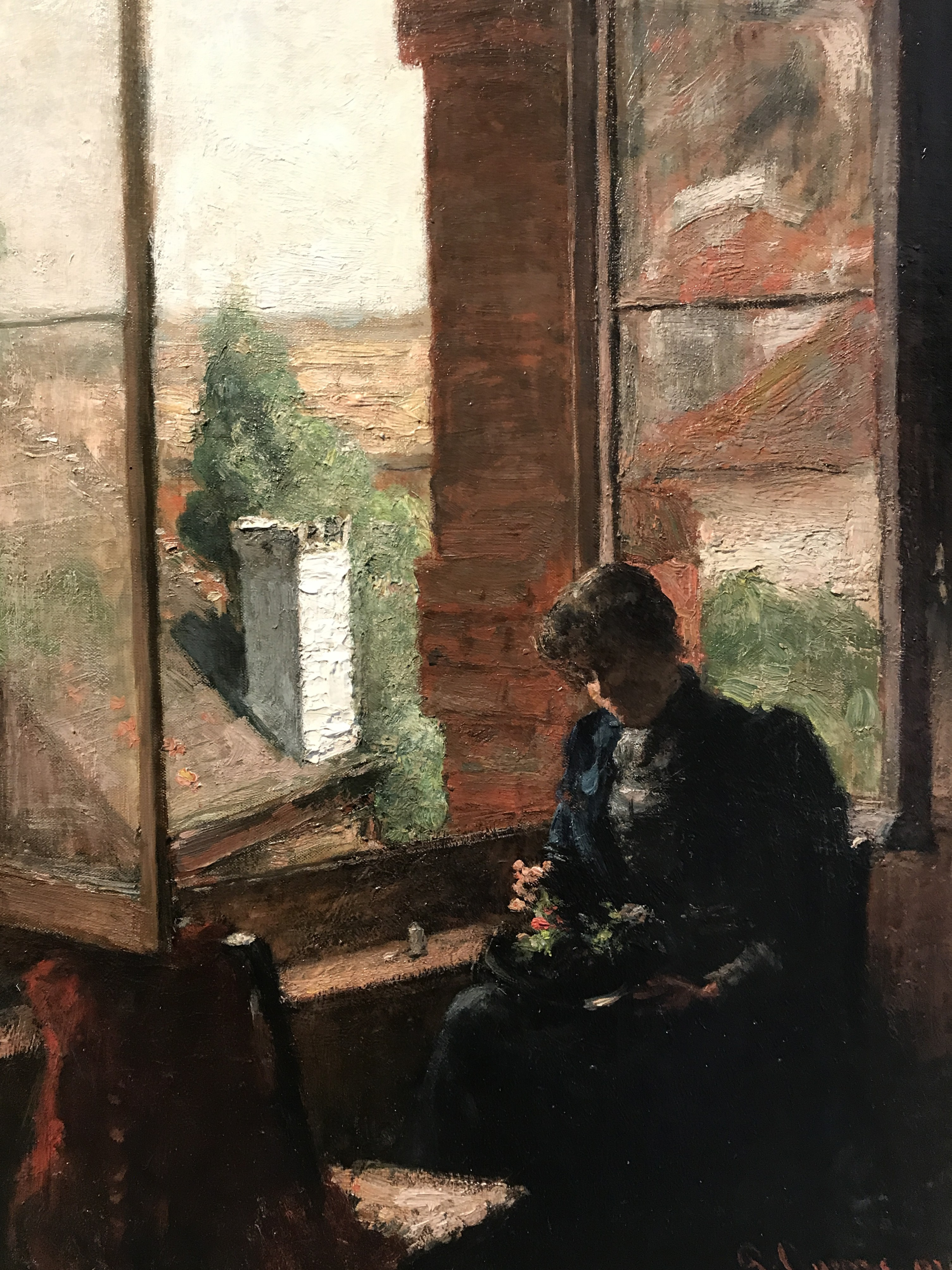 Vrouw voor raam (1893)