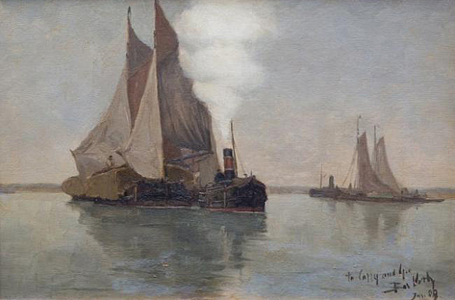 Het binnenbrengen van een schip
