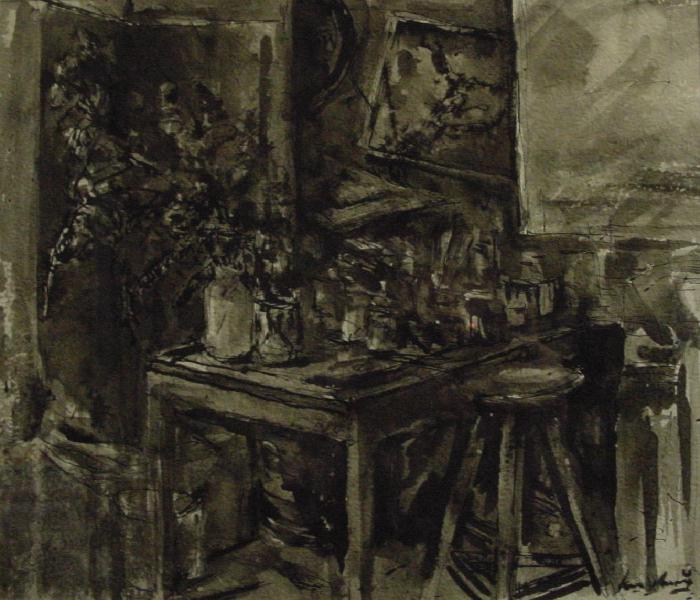 Atelier van de kunstenaar