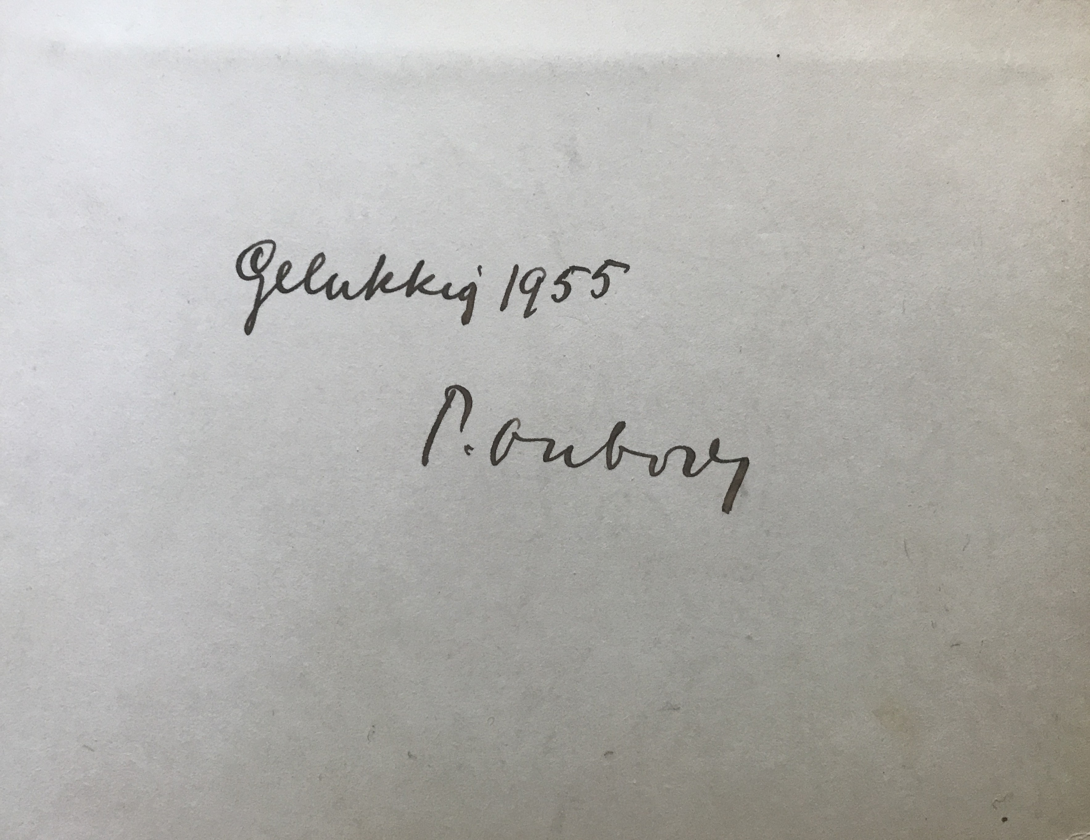 Nieuwjaarswens 1955 2