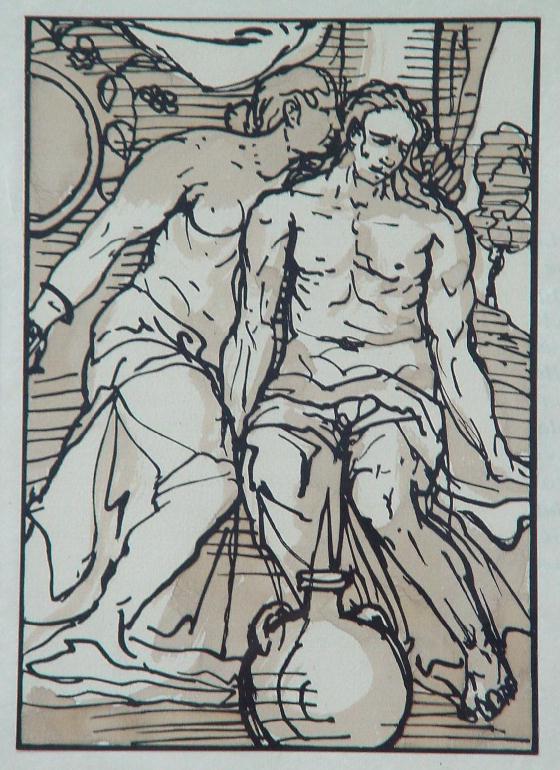 Odysseus en Calypso