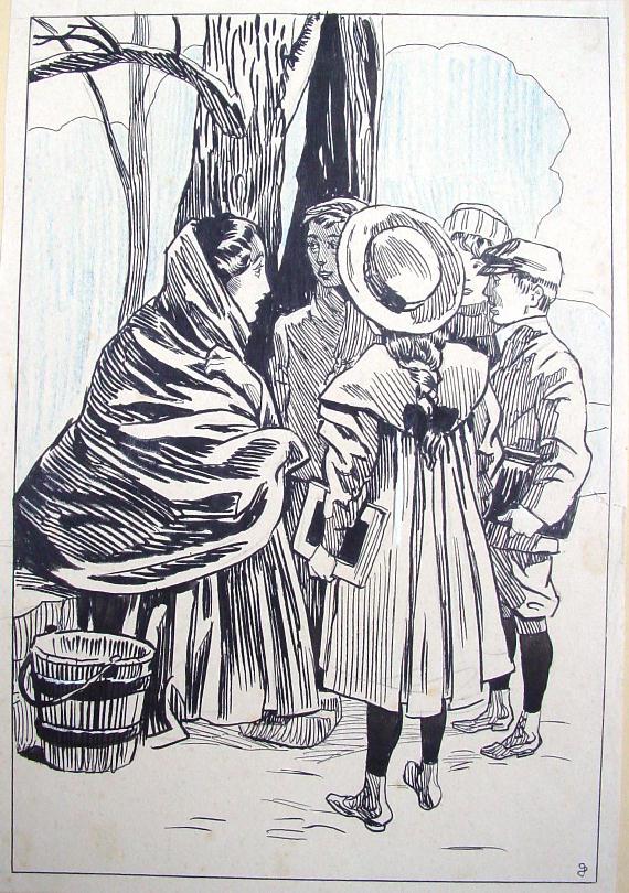 Boekillustratie uit 'Prettige Daagjes'