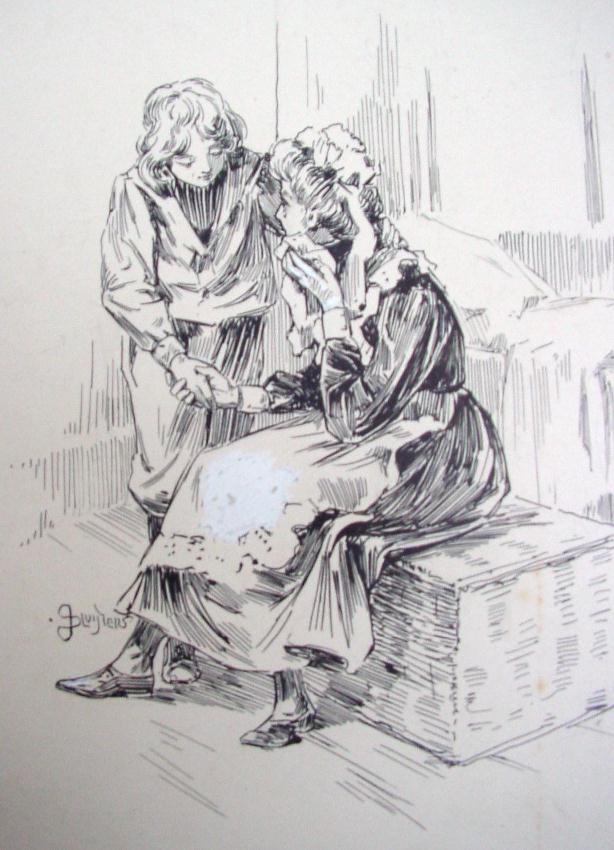 Boekillustratie uit 'Klein maar dapper'
