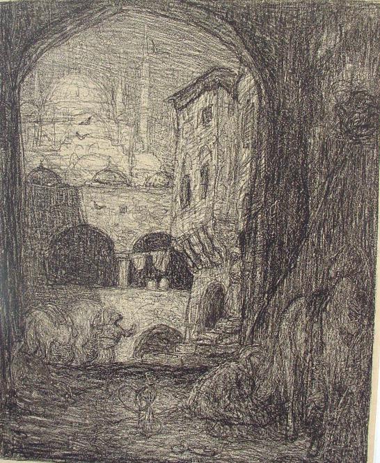 Poort in Oosterse stad