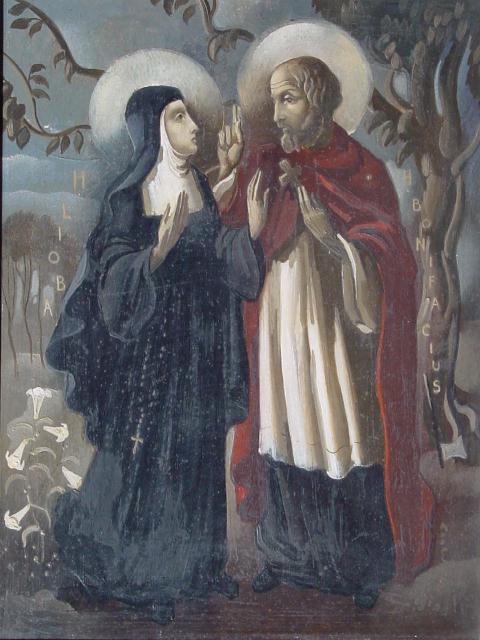 De Heilige Lioba en de Heilige Bonifacius