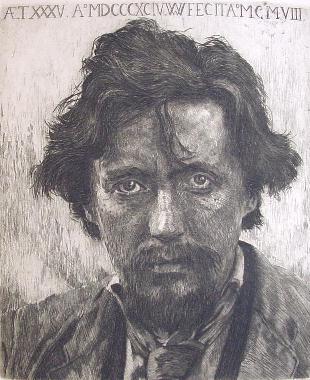 Portret Willem Kloos