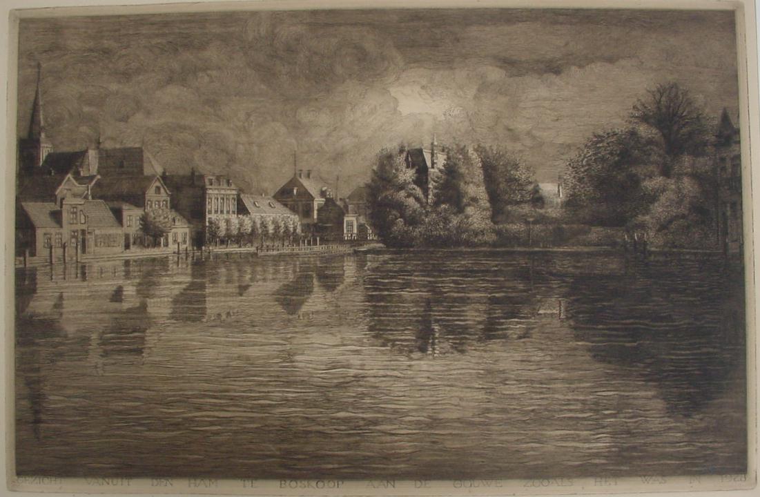 Gezicht vanuit den Ham te Boskoop (1928)