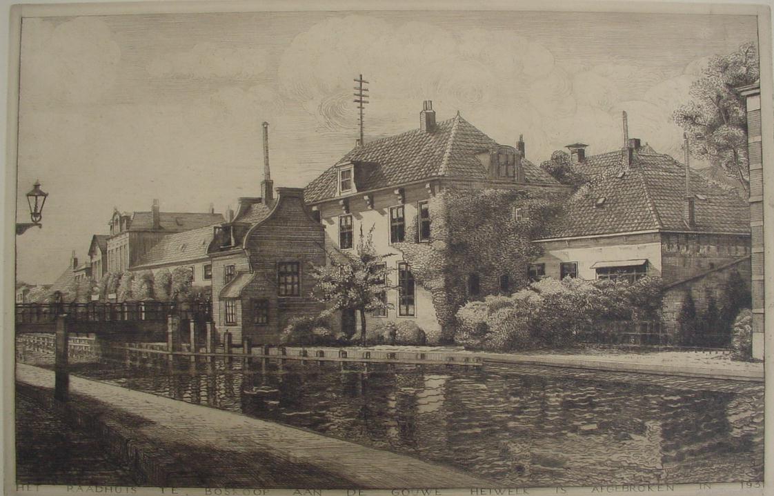 Het Raadhuis te Boskoop aan de Gouwe (1931)