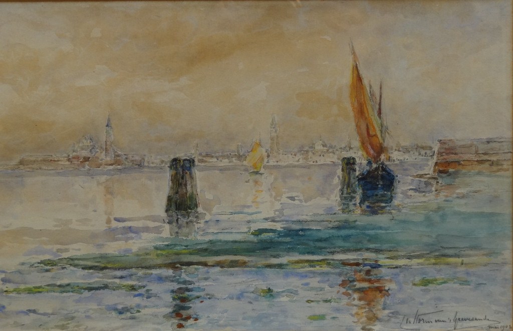 Gezicht op Venetië