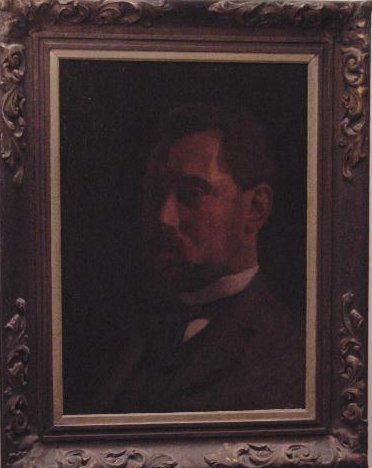 Portret v/d kunstenaar Theo Nieuwenhuis