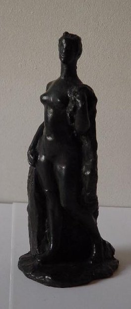 Staand naakt met draperie (1947) oud