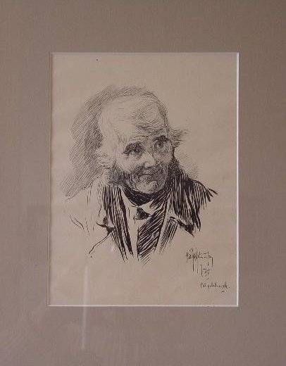 Portret van een oude man